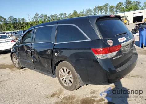 2016 Honda Odyssey Exl z USA, uszkodzony, nr VIN 5FNRL5H63GB006293